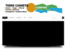 Tablet Screenshot of campingtorrecanneto.it